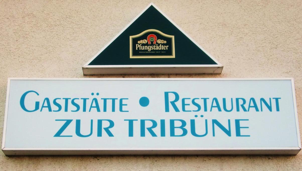 Gaststaette Zur Tribuene Aparthotel Pfungstadt Εξωτερικό φωτογραφία